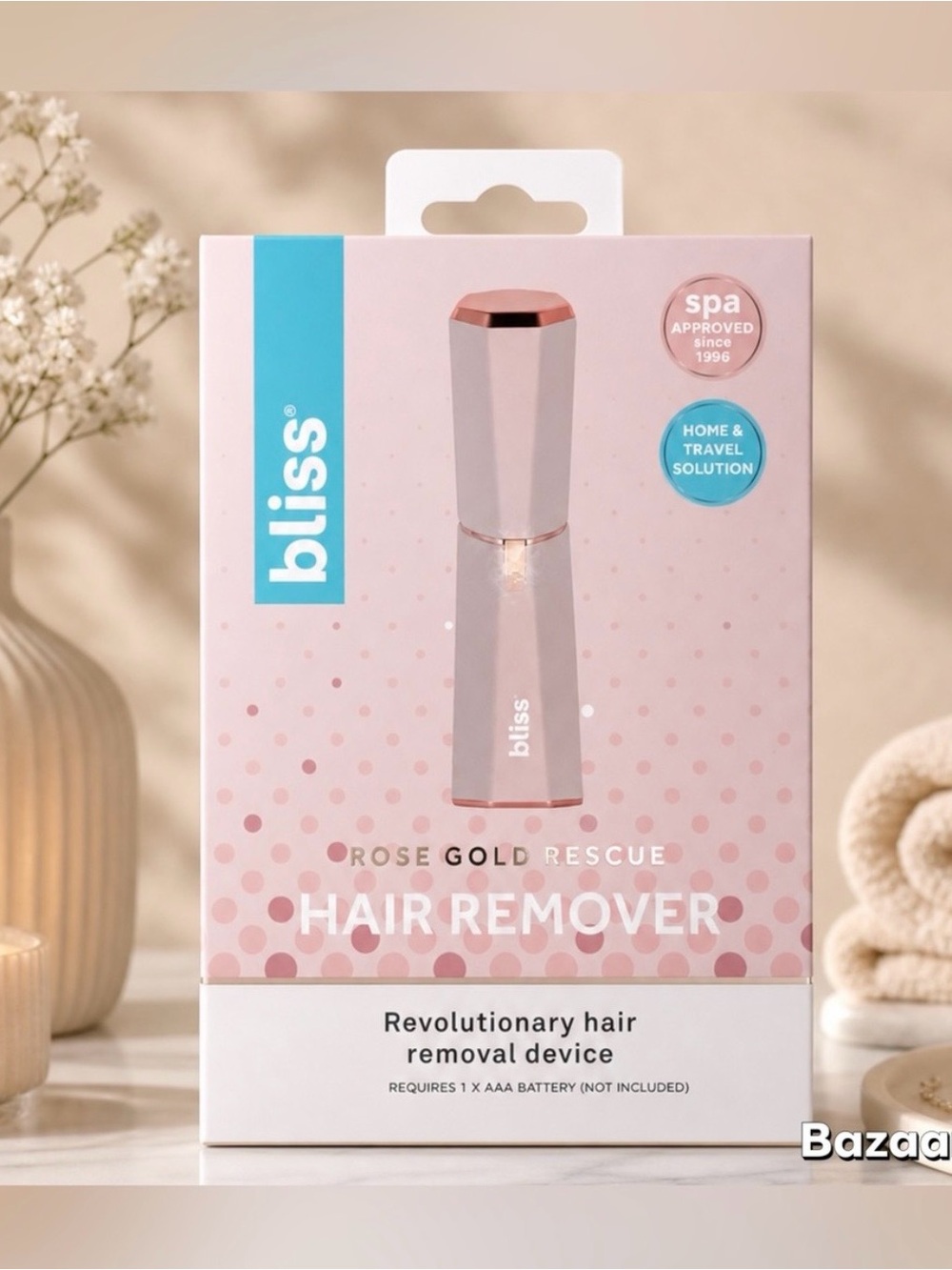 New Bliss Rose Gold Precision Hair Remover – Smooth Skin Anytime, Anywhere